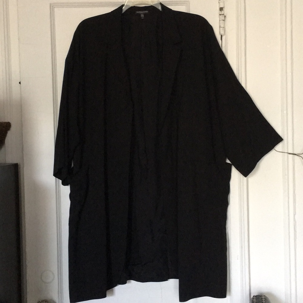 Eileen Fisher tailored duster jacket